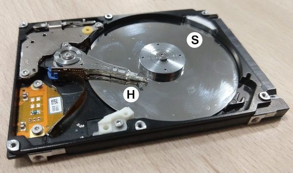 Aufbau einer HDD