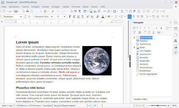 LibreOffice Writer als Alternative zu Microsoft Word